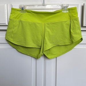 Lululemon speed up running shorts